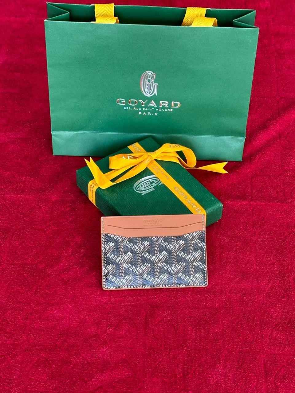 Goyard Card Wallet Saint-Sulpice Brown