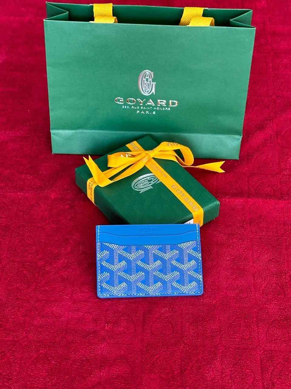 Goyard Card Wallet Saint-Sulpice Blue