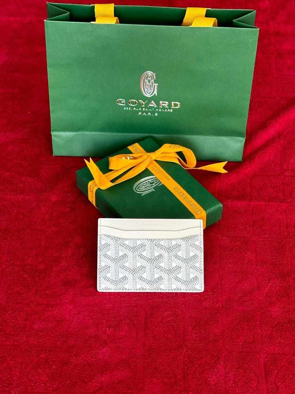 Goyard Card Wallet Saint-Sulpice White