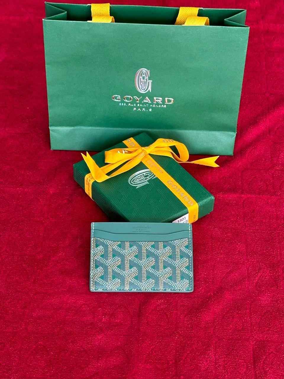 Goyard Card Wallet Saint-Sulpice Green