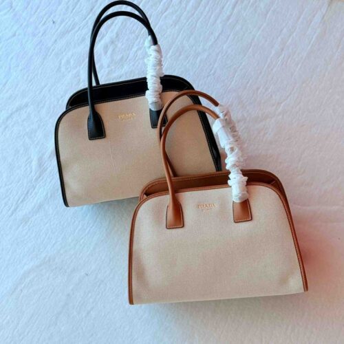 Prada Tote Bag Medium Linen Blend