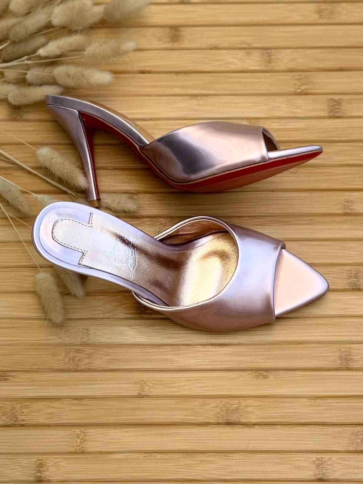 Christian Louboutin Heels Mules Miss Z 80 Pink