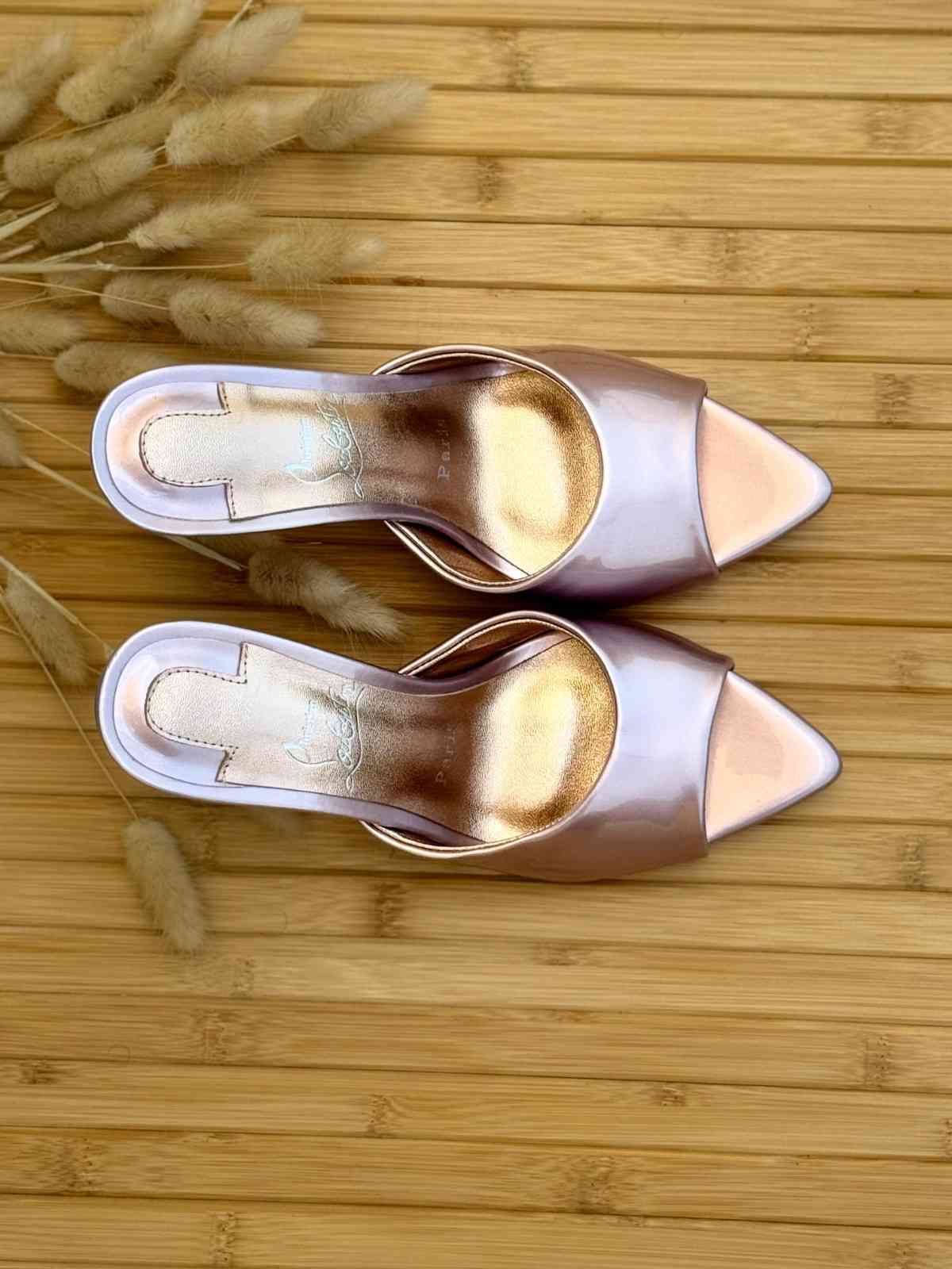 Christian Louboutin Heels Mules Miss Z 80 Pink