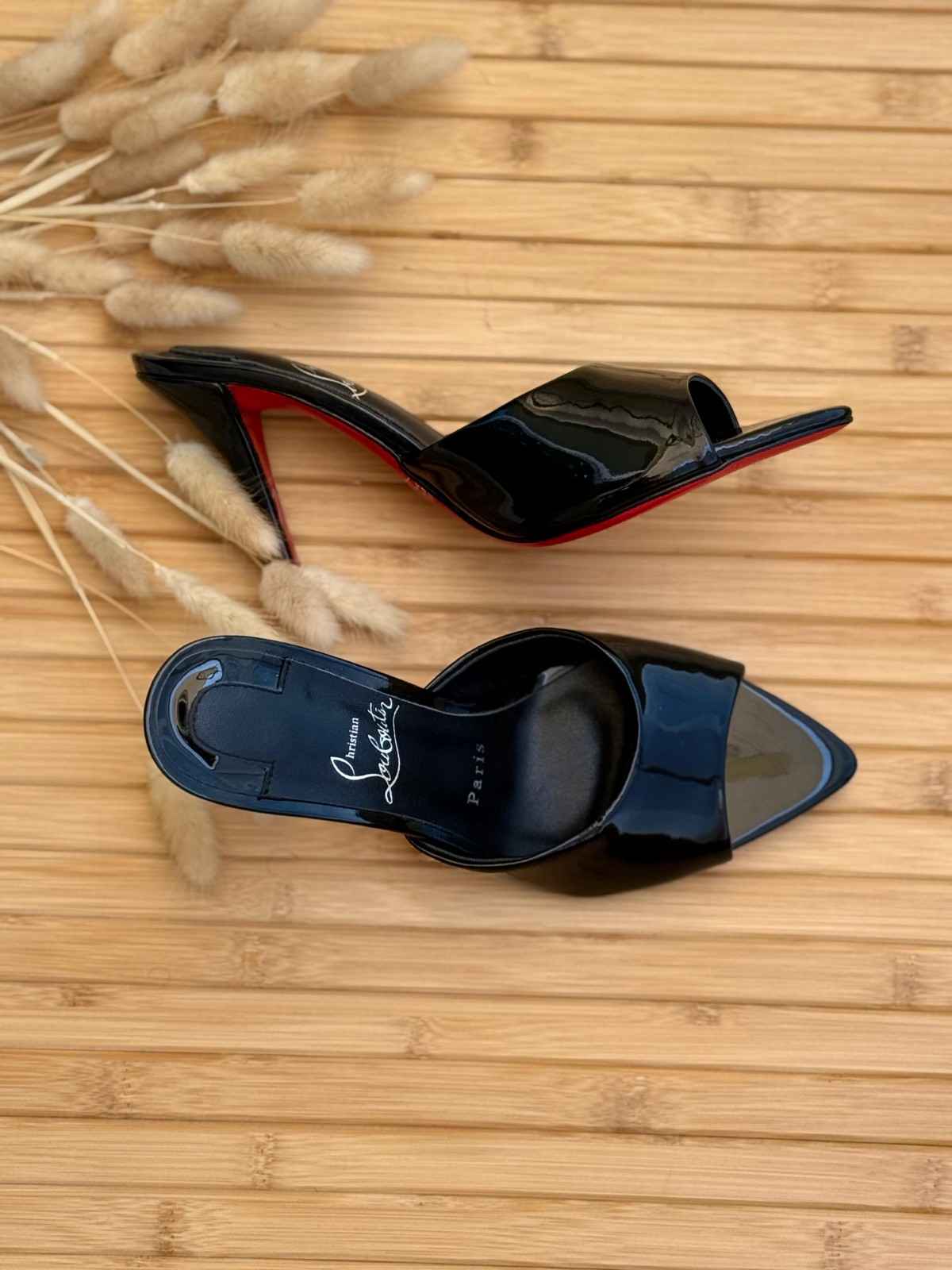 Christian Louboutin Heels Mules Miss Z 80 Black