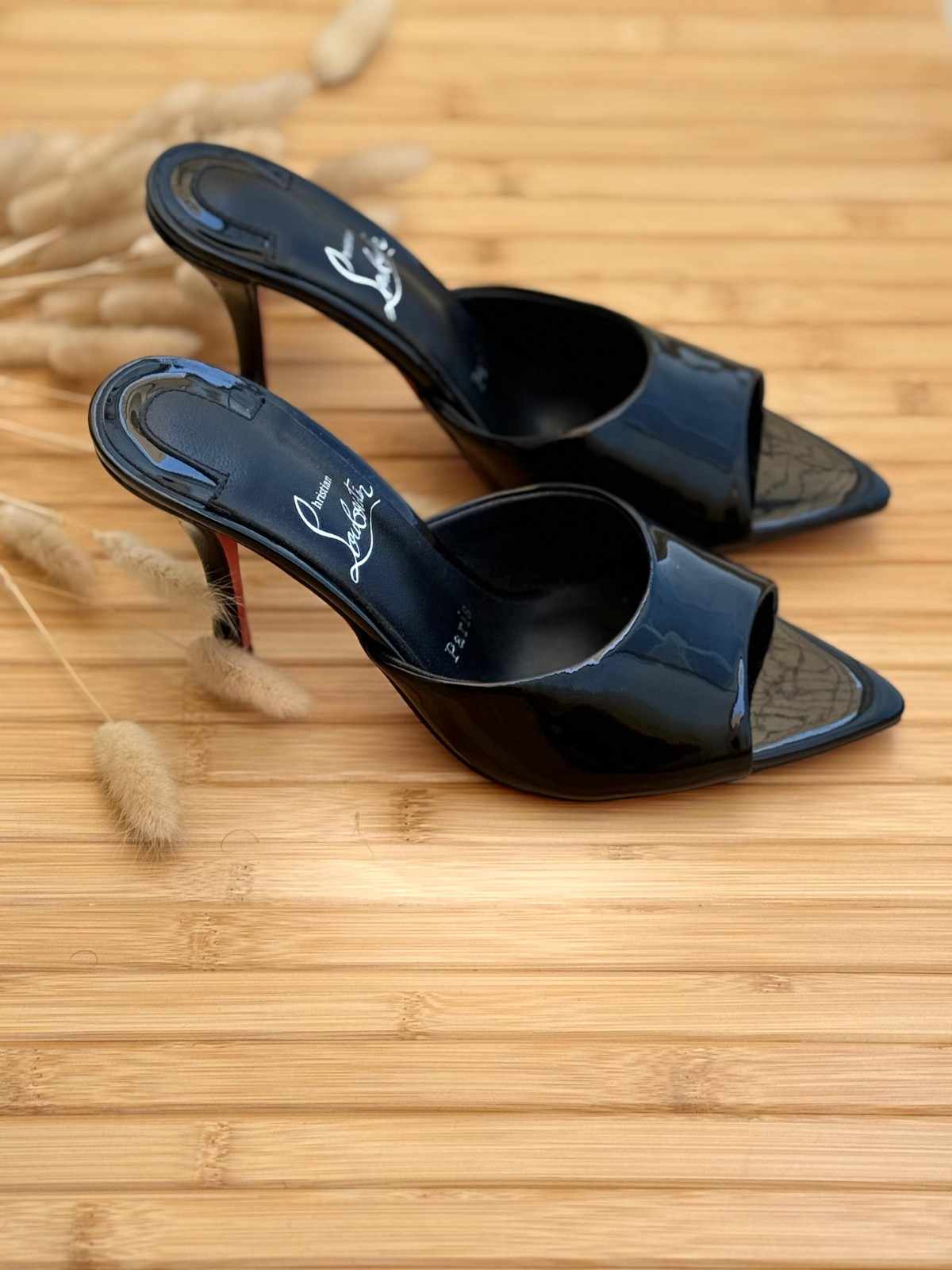 Christian Louboutin Heels Mules Miss Z 80 Black