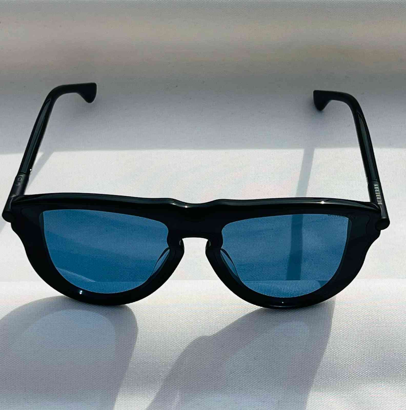 BURBERRY Sunglasses Pilot-frame Acetate Blue