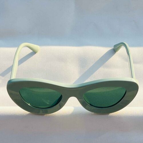 Bottega Veneta Cat Eye Sunglasses Green