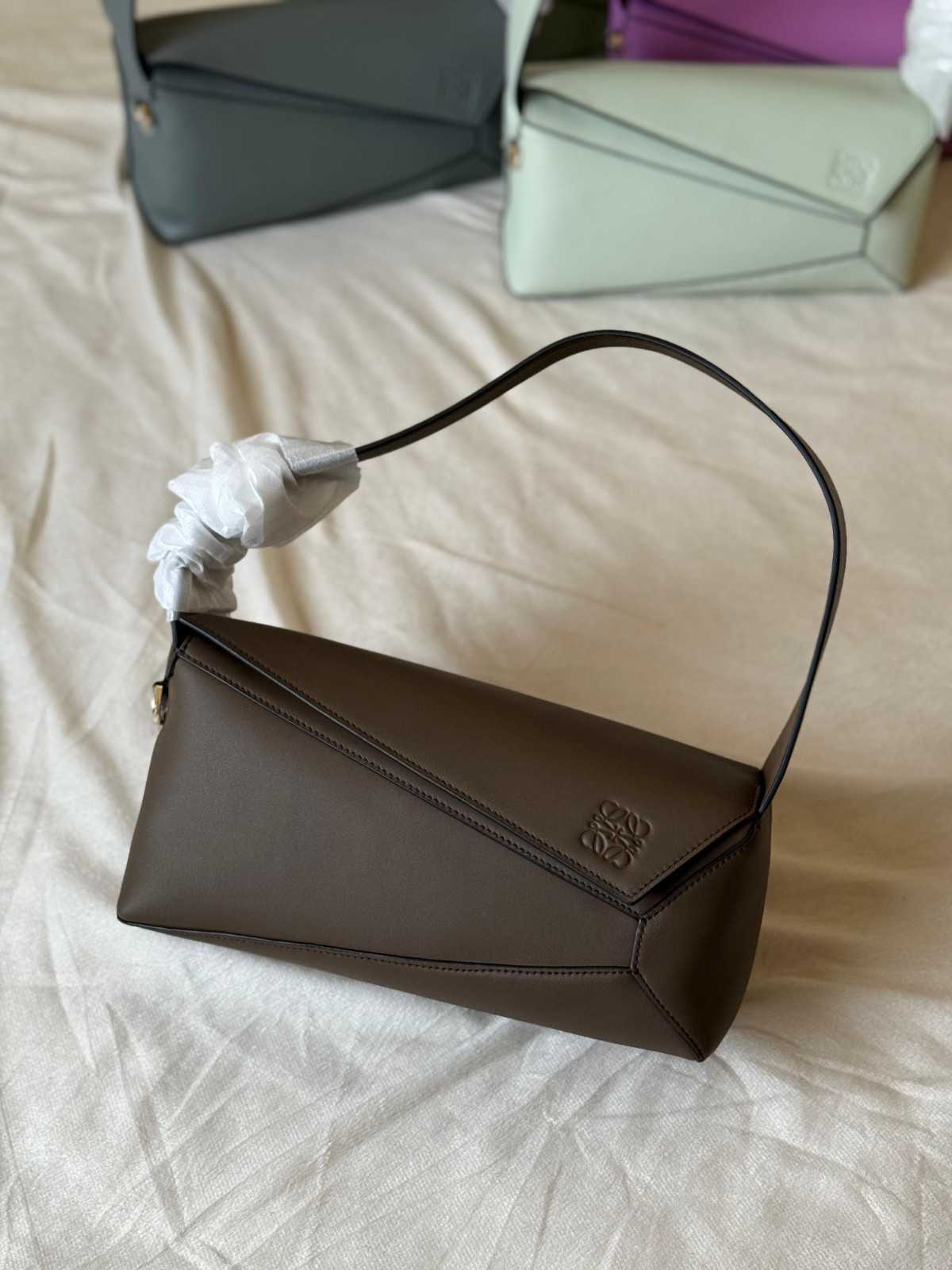 Loewe Puzzle Hobo Bag Dark brown