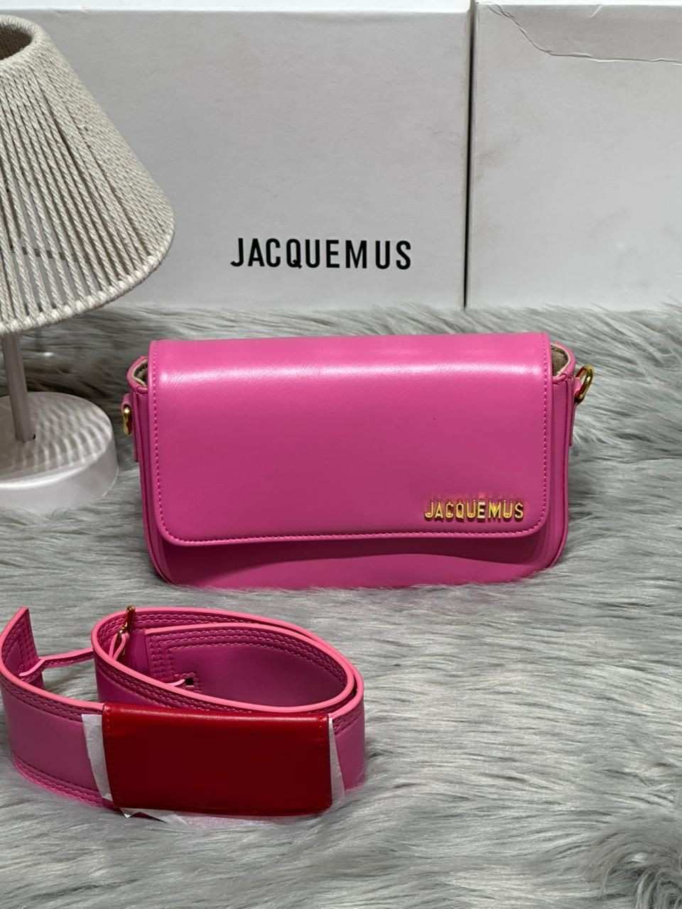 Jacquemus Bag Le Carinu Leather Pink