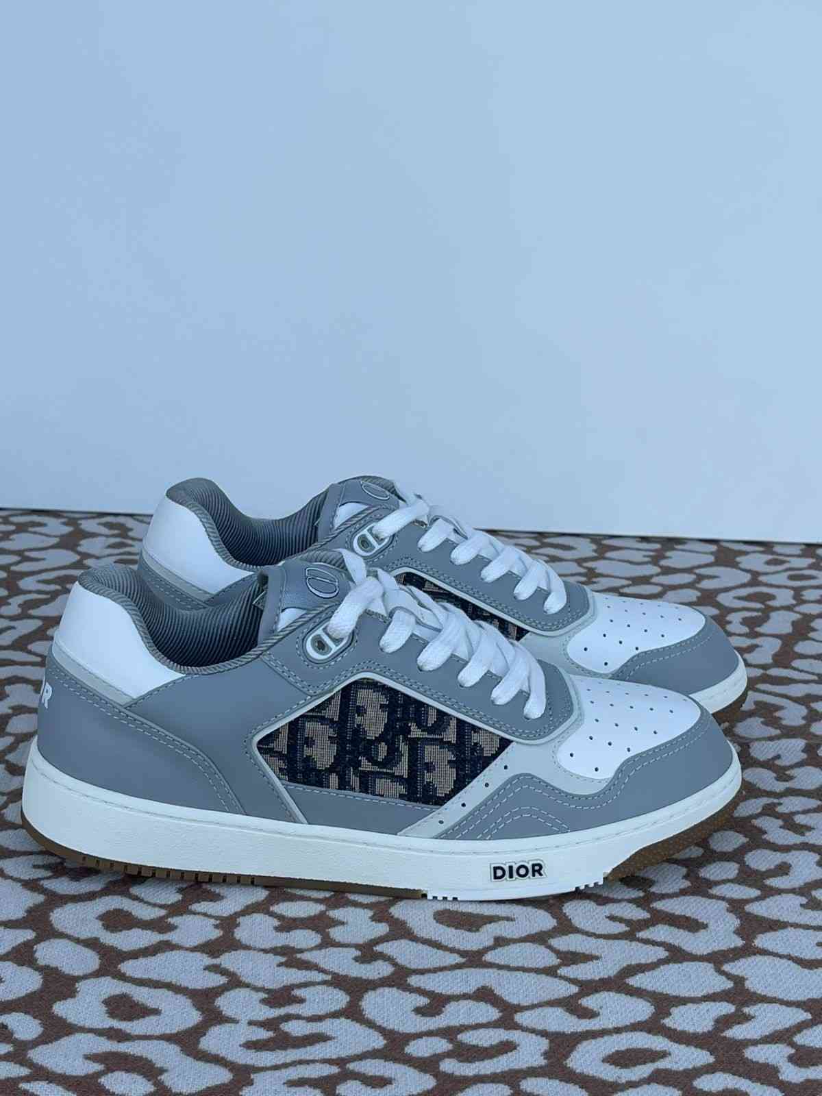 Dior Sneakers B27 Low Top Oblique Jacquard White