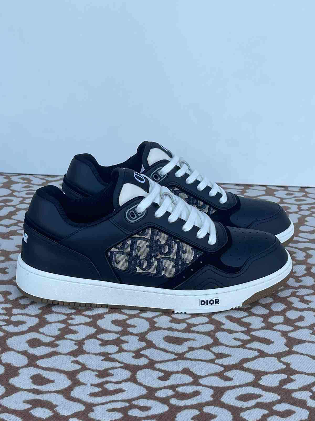 Dior Sneakers B27 Low Top Oblique Jacquard Black