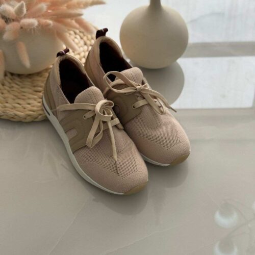 LORO PIANA 360 LP Flexy Walk Wool Suede Brown