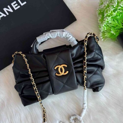 Chanel Bow Mini Bag Black
