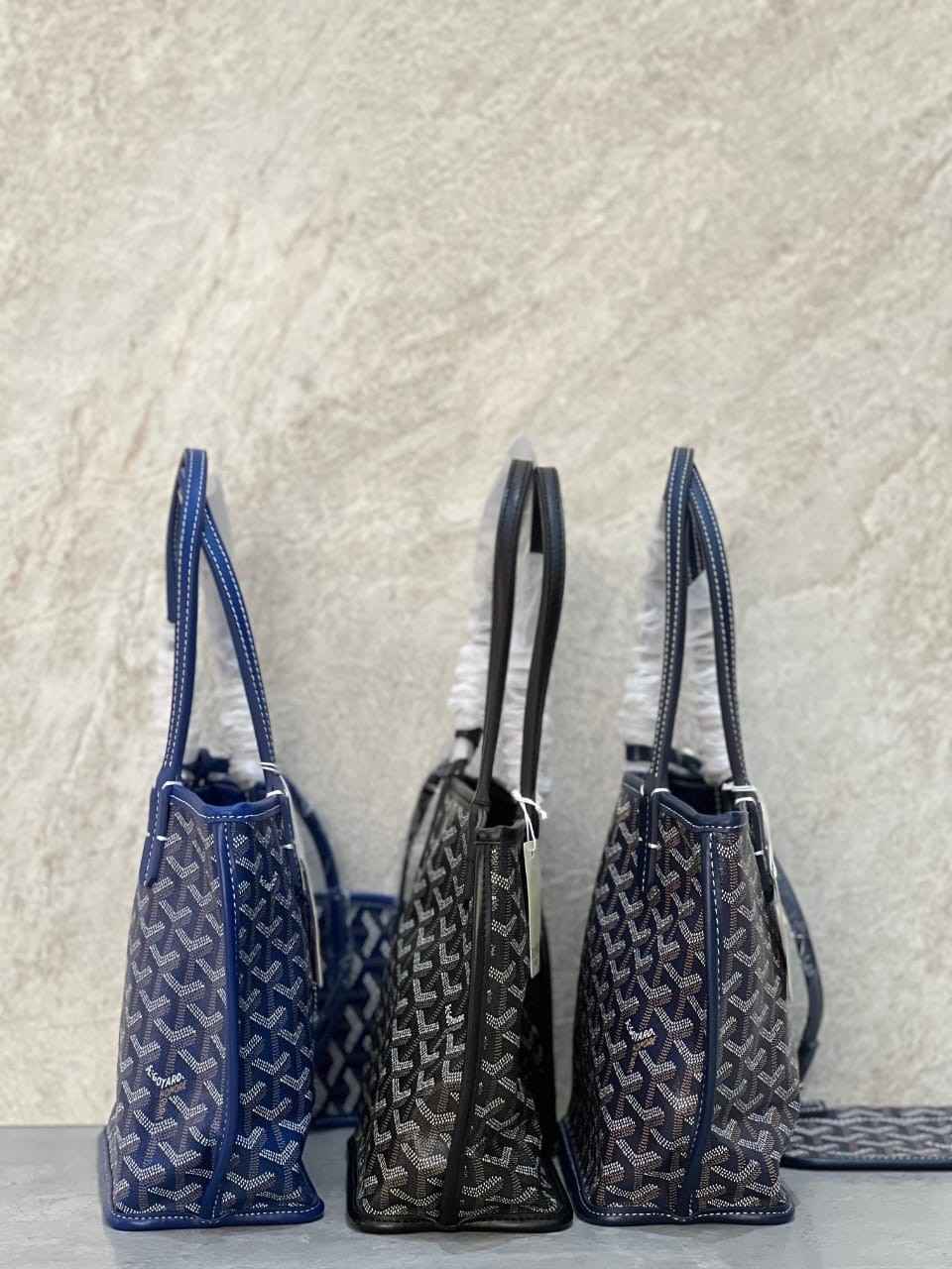 Goyard Anjou Mini Tote Bag Goyardine Canvas