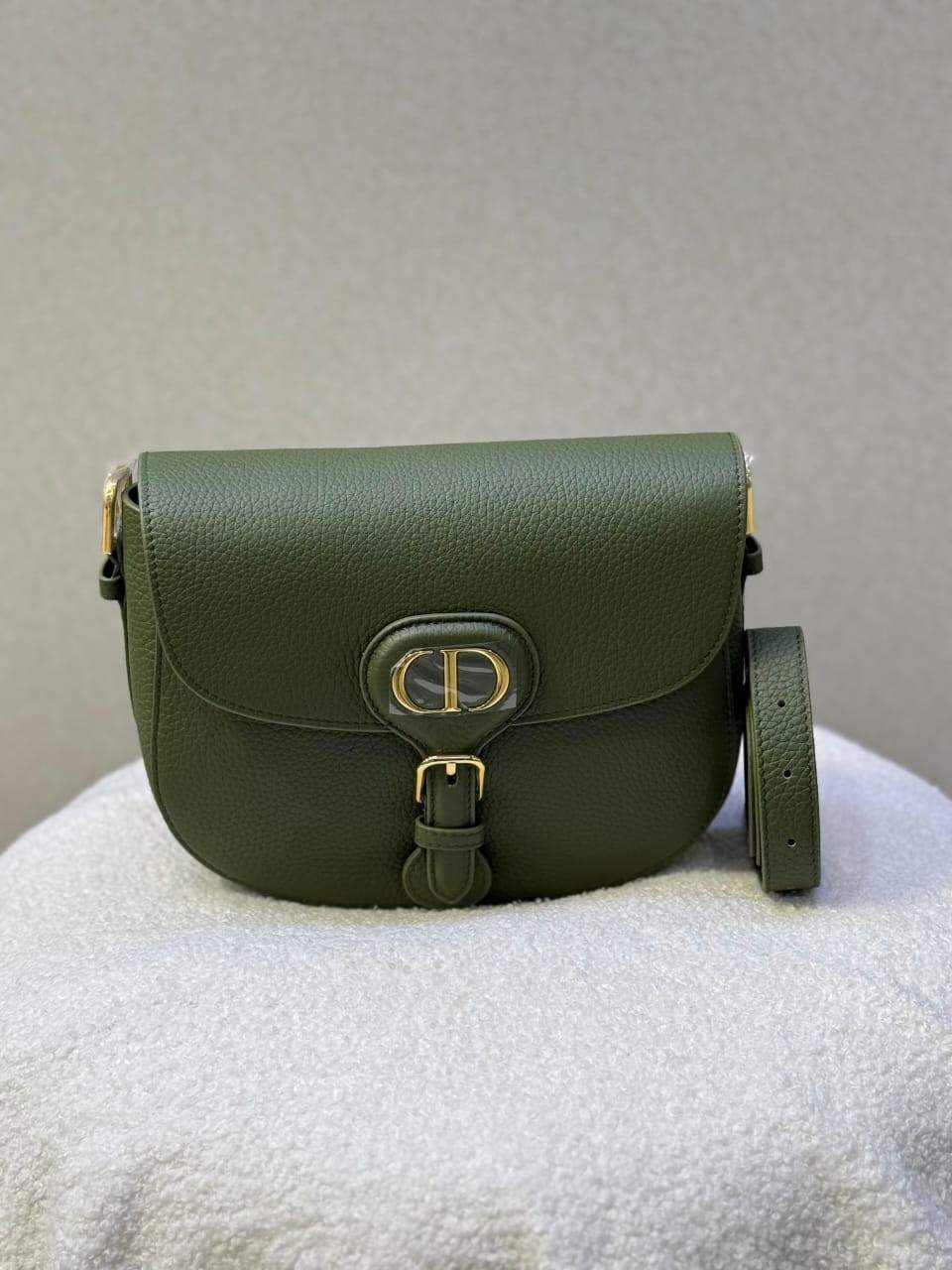 Dior Bobby Bag Medium Leather Green
