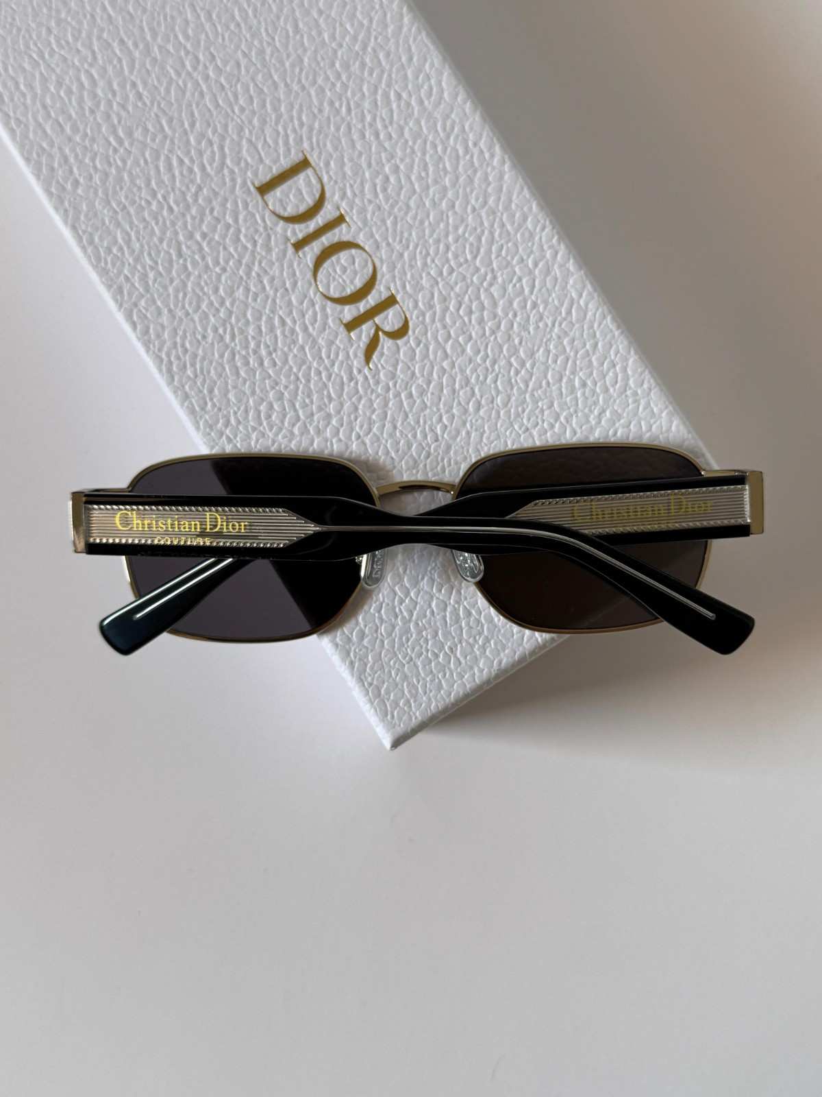 Dior Sunglasses Label S2U Rectangular Black