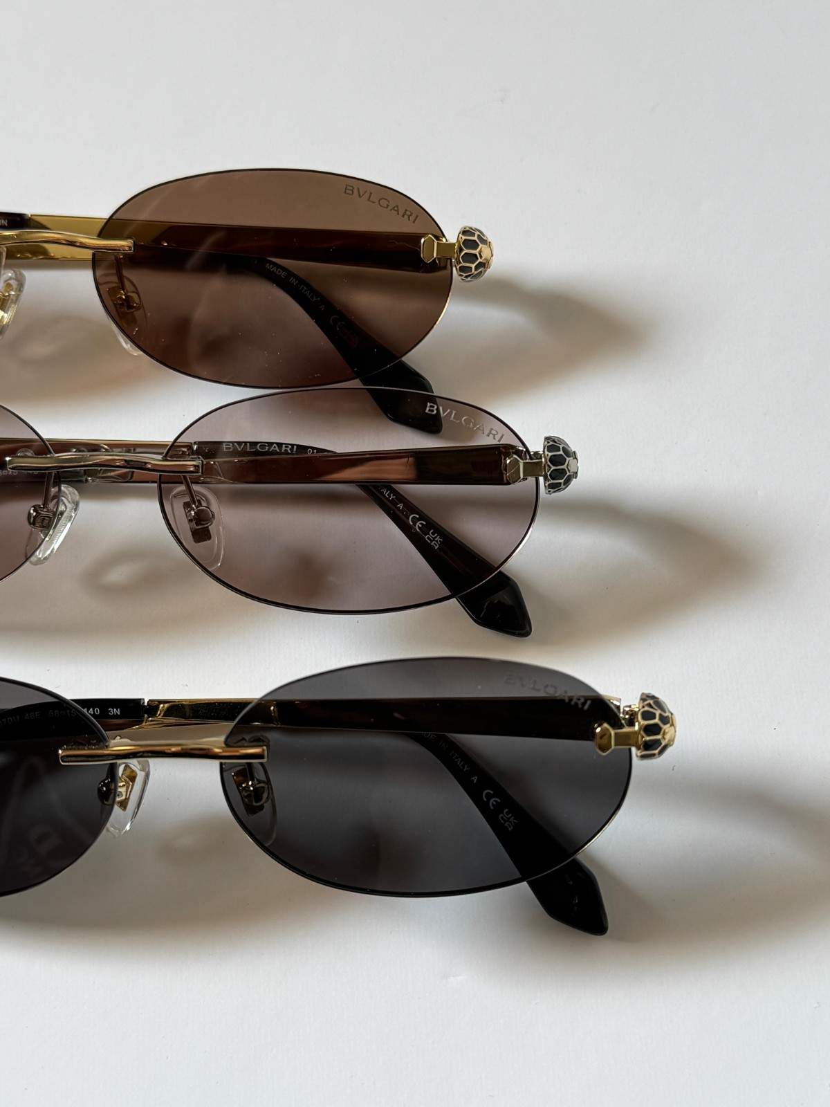 Bvlgari Sunglasses Oval Rimless