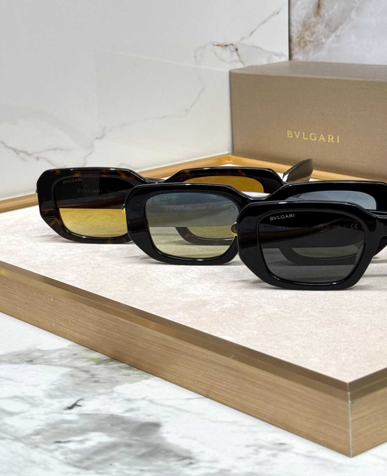 BVLGARI Serpenti Sunglasses Rectangular