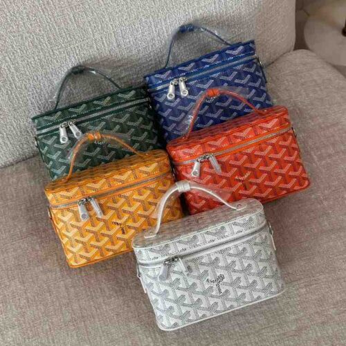Goyard Muse Vanity Bag Mini Goyardine Canvas