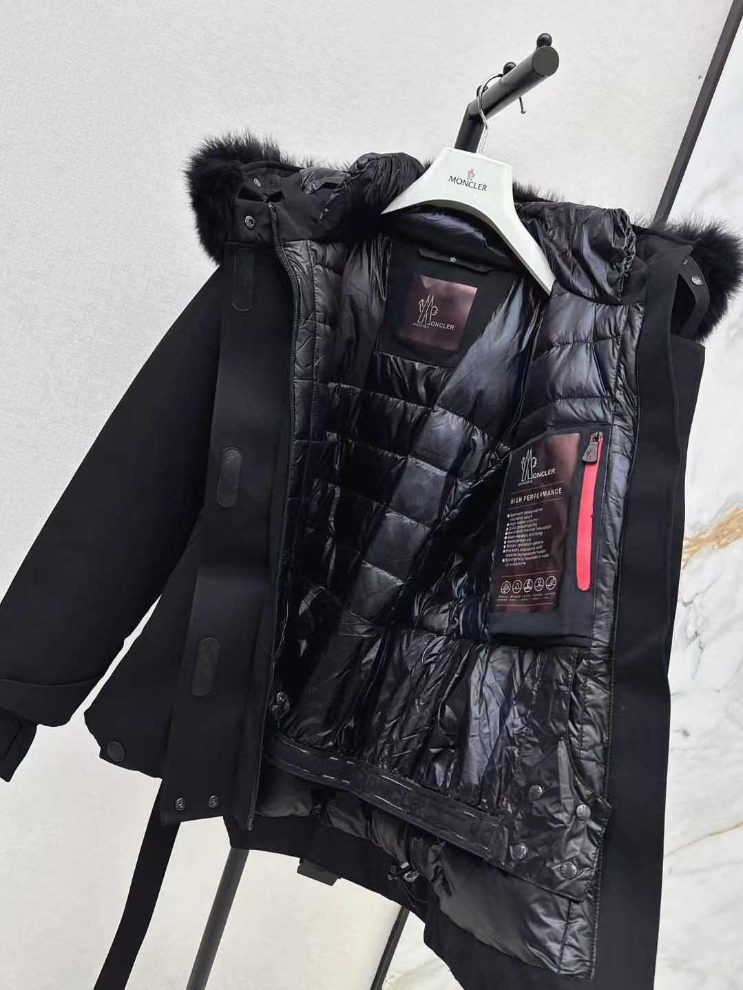 Moncler Jacket Laplance GORE-TEX Ski Black