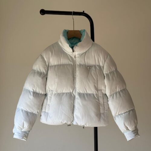 PRADA Puffer Jacket Recycled Polyamide White