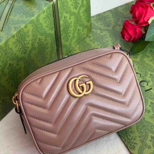 Gucci GG Marmont Camera Bag Pink