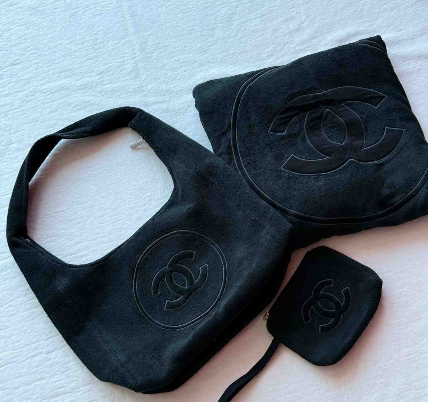 Chanel Beachwear Set Coco Beach Black